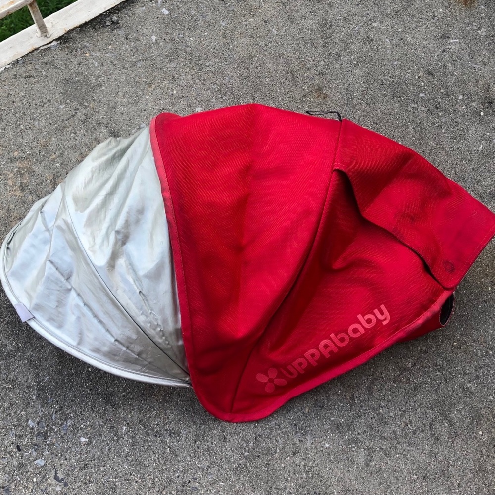 Red Uppababy Vista Canope